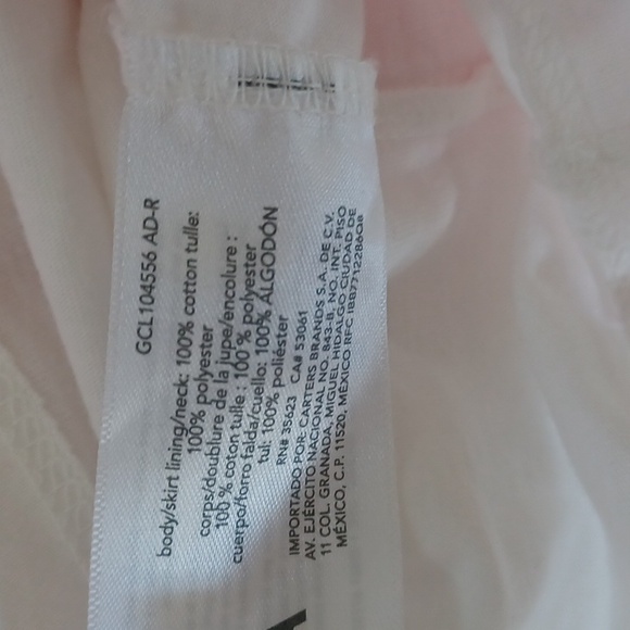 Carter's Kid cotton rabbit 🐇 dress size 10-12 - Picture 6 of 6